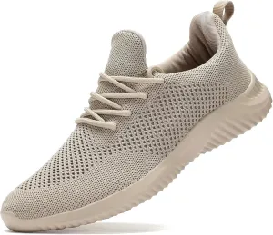 Men's Slip on Walking Shoes Ultra Light Breathable Non Slip Running Shoes Casual Fashion Sneakers Mesh Workout Sports
