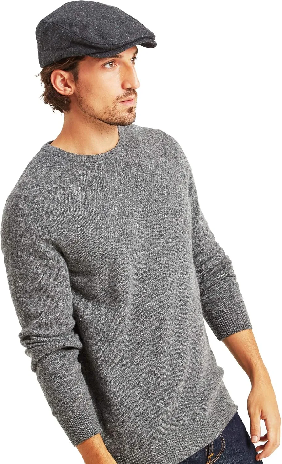 Mens Weighton Marl Knitted Driving Cap