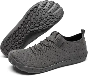 Mens Wide Toe Box Shoes Slip On Walking Shoes Sneakers Sports Casual Office Outdoor Activities Non Slip Rubber Outsole Minimalist Comfortable