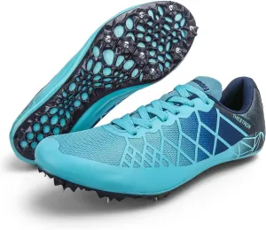 Mens Womens Boys Girls Spikes Athletics Racing Running Shoes Track and Field Sneaker …
