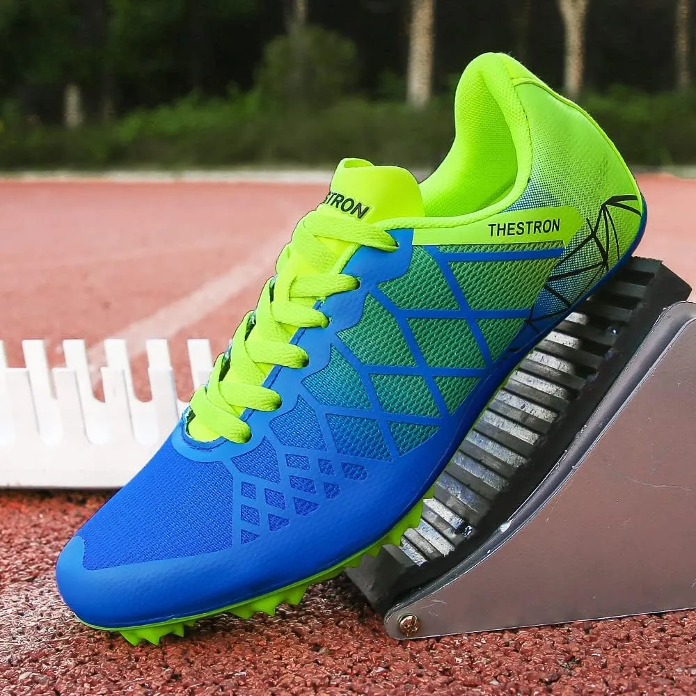 Mens Womens Boys Girls Spikes Athletics Racing Running Shoes Track and Field Sneaker …