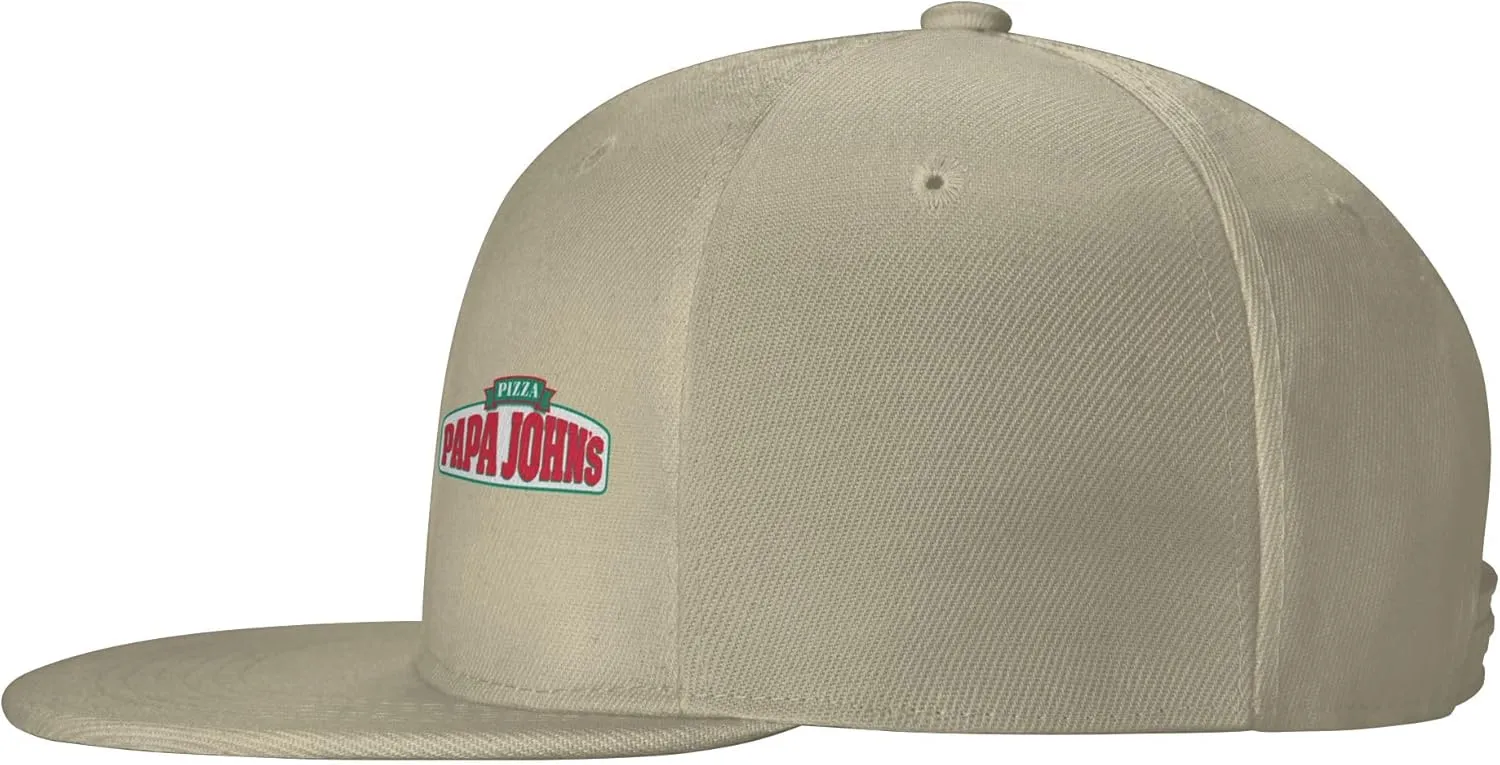 Men's Women's Logo Snapback Baseball Caps Adjustable Flat Bill Brim Caps Work Hat for Adult Unisex Women Men
