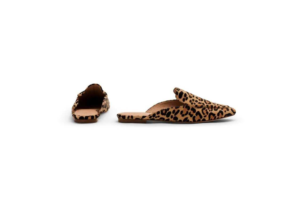 Millwoods | Leopard Pony Hair Mule