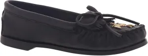Minnetonka Thunderbird Women's Slip On, 9 B(M) US, Black-Metallic