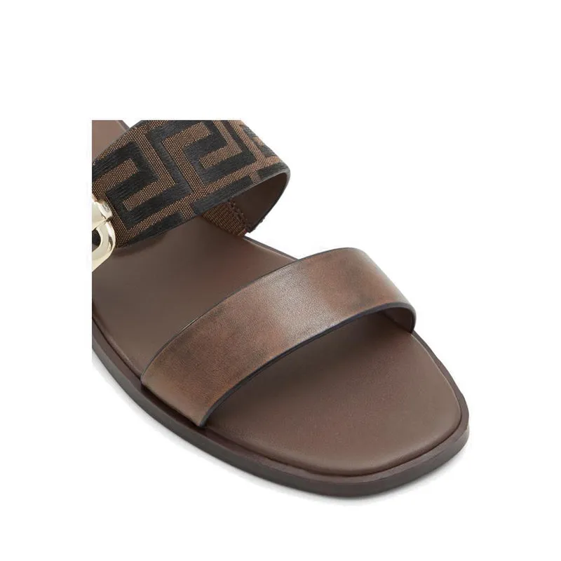 Miryhar Women's Flat Sandals - Brown Multi