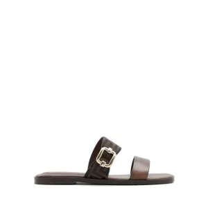 Miryhar Women's Flat Sandals - Brown Multi