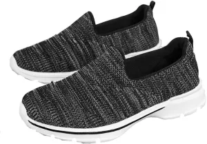 MizHome Women's Athletic Running Shoes Breathable Casual Mesh-Comfortable Slip on Sneakers