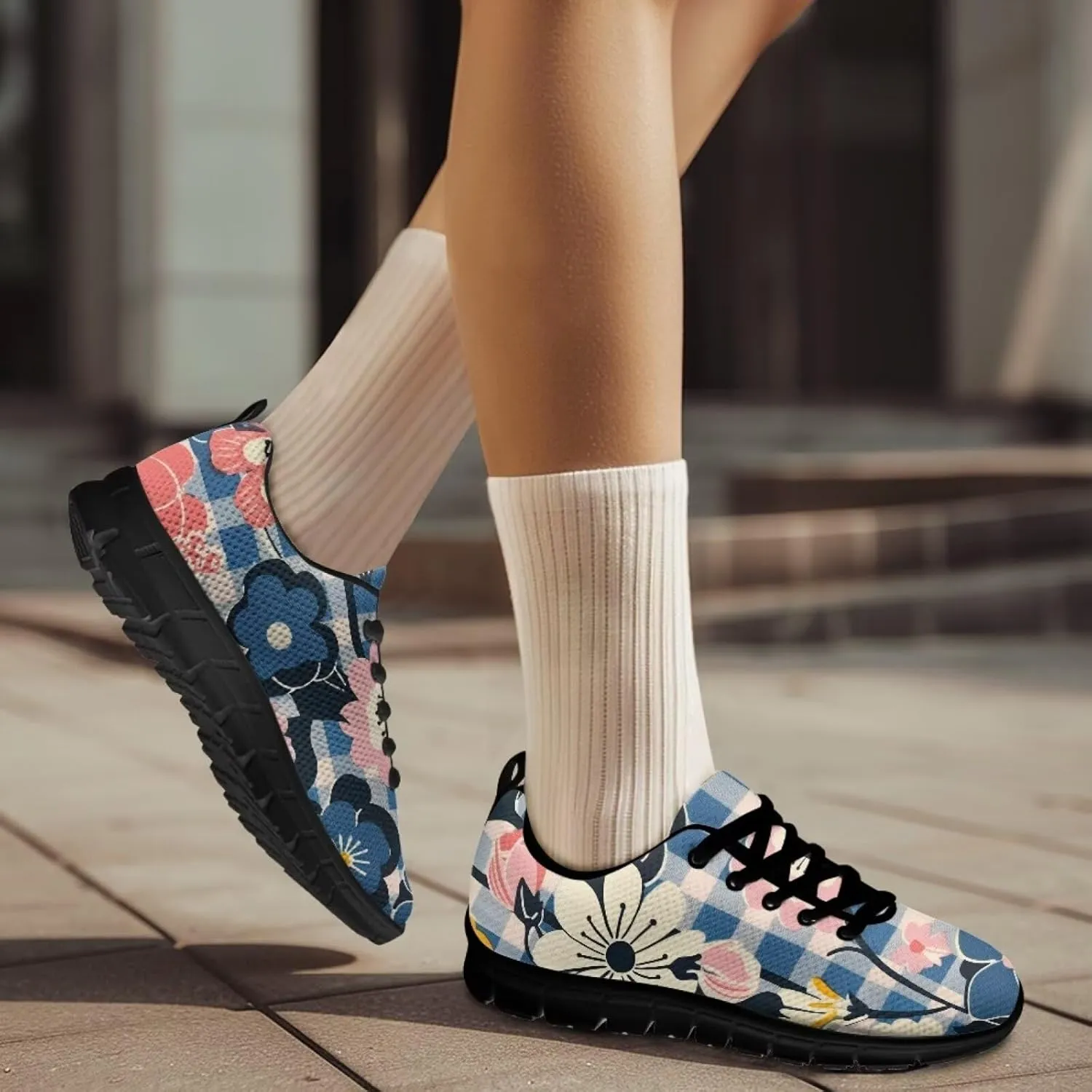 Modysero Lightweight Shoes for Womens Walking Shoes Fall Winter Outdoor Daily Tennis Sneakers for Ladies Footwear