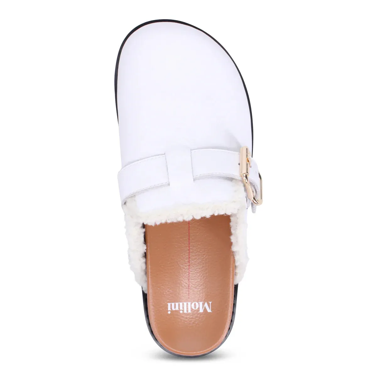 Mollini MERCHAH Mule in White Leather