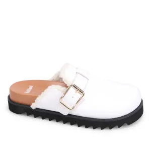 Mollini MERCHAH Mule in White Leather