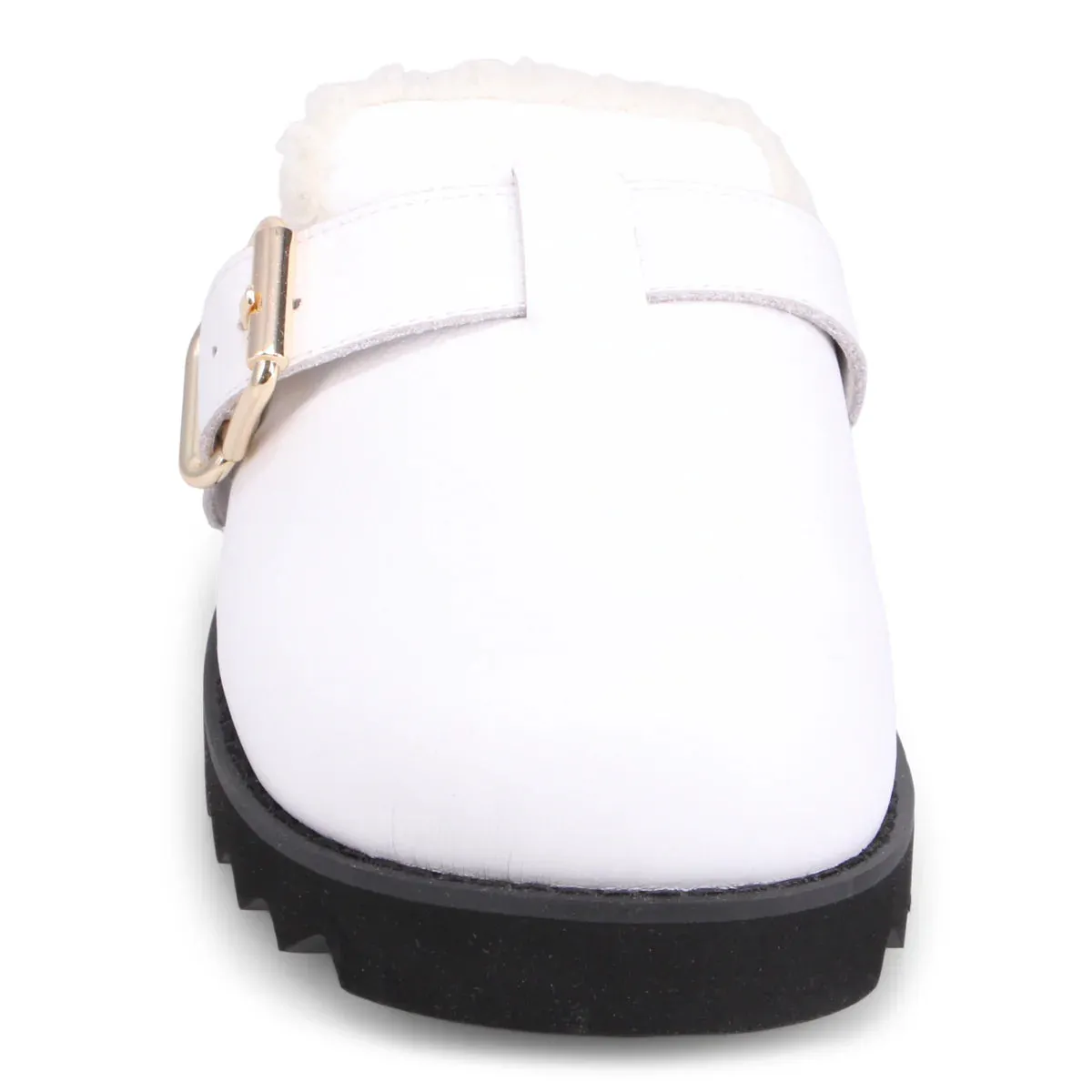 Mollini MERCHAH Mule in White Leather