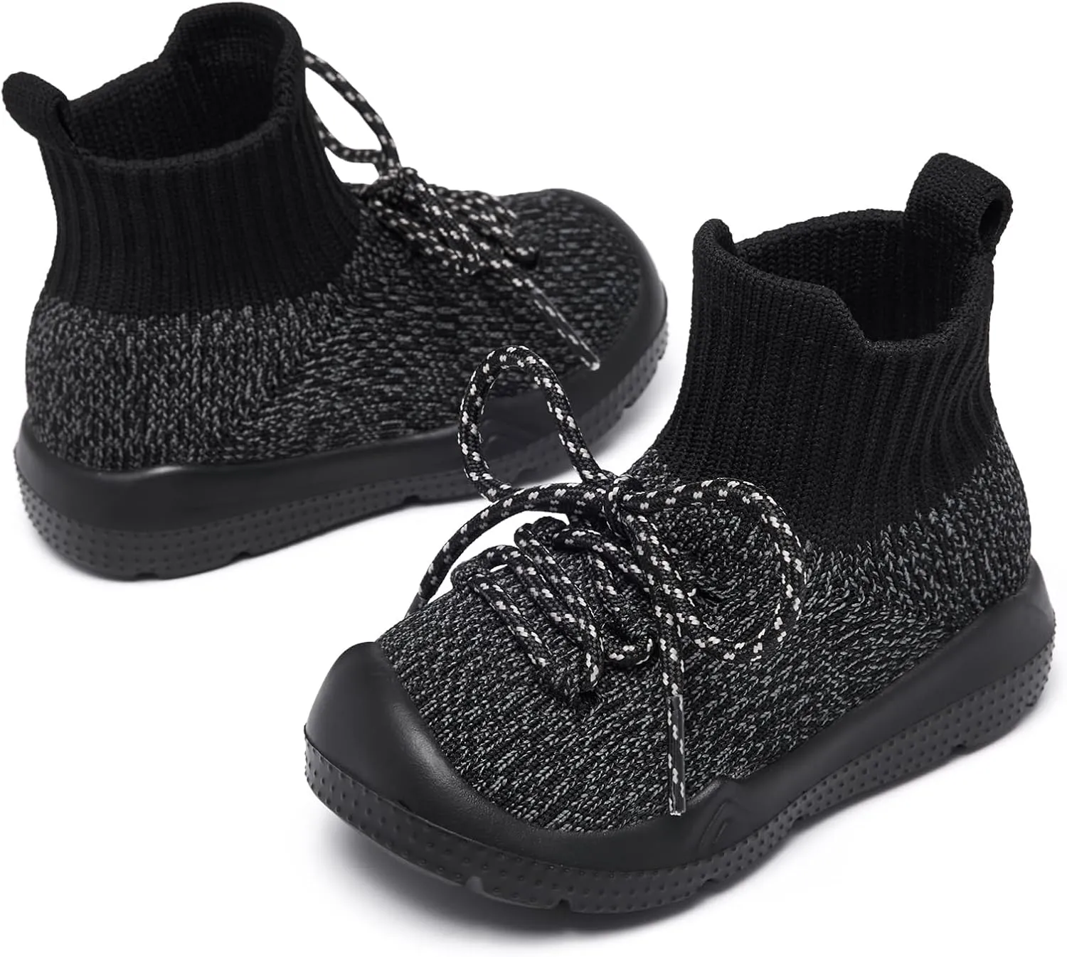 MORENDL Baby Sock Shoes Toddler Sneakers Infant Tennis Slip On Walking Shoes Boys & Girls Non-Slip Slippers