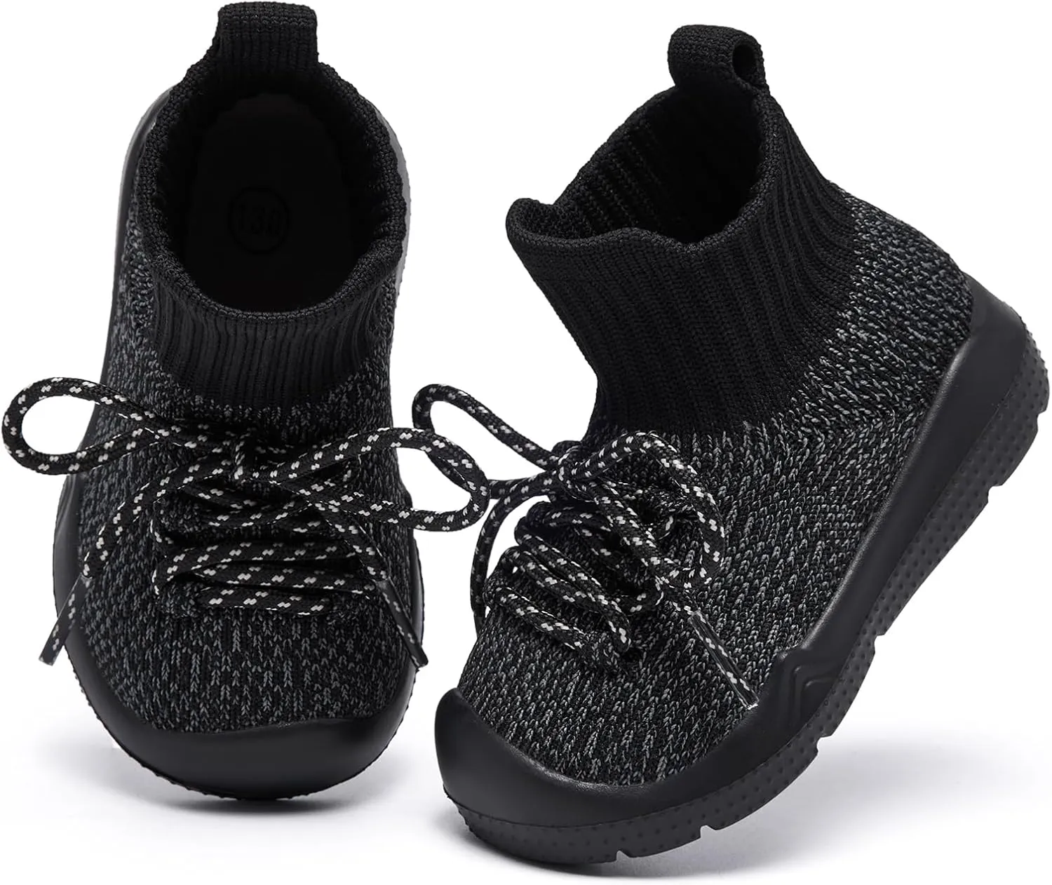 MORENDL Baby Sock Shoes Toddler Sneakers Infant Tennis Slip On Walking Shoes Boys & Girls Non-Slip Slippers