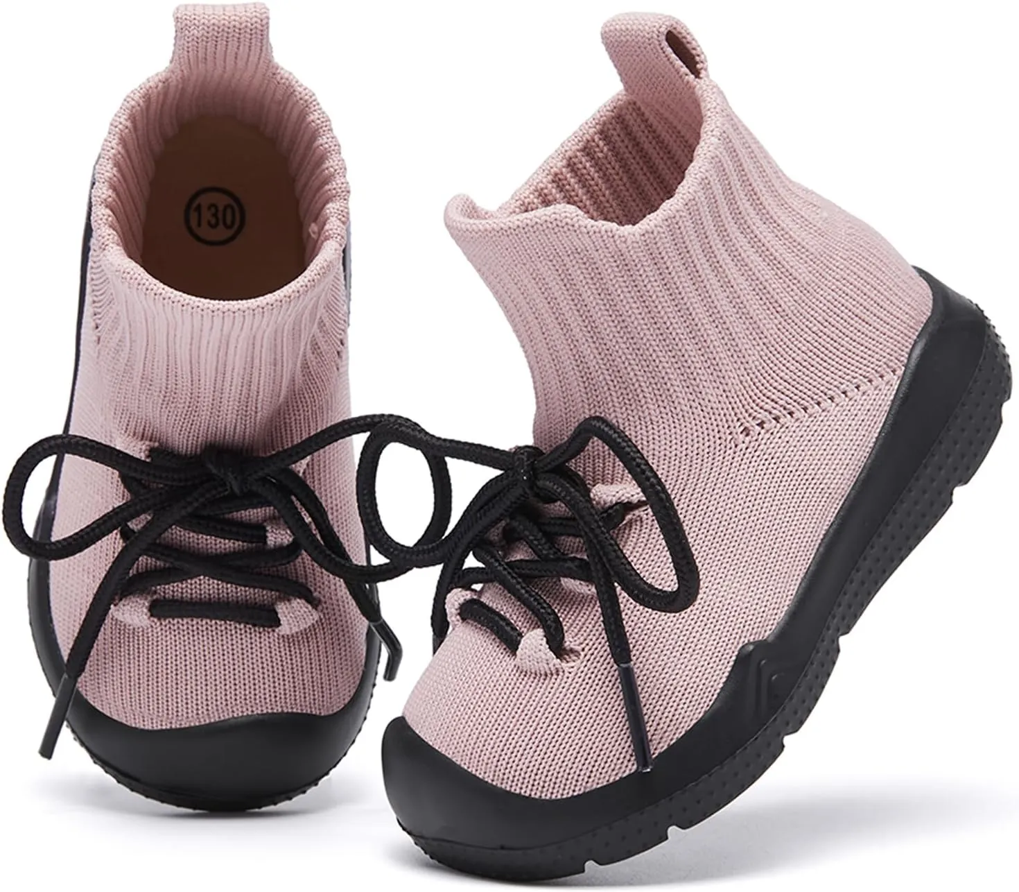 MORENDL Baby Sock Shoes Toddler Sneakers Infant Tennis Slip On Walking Shoes Boys & Girls Non-Slip Slippers