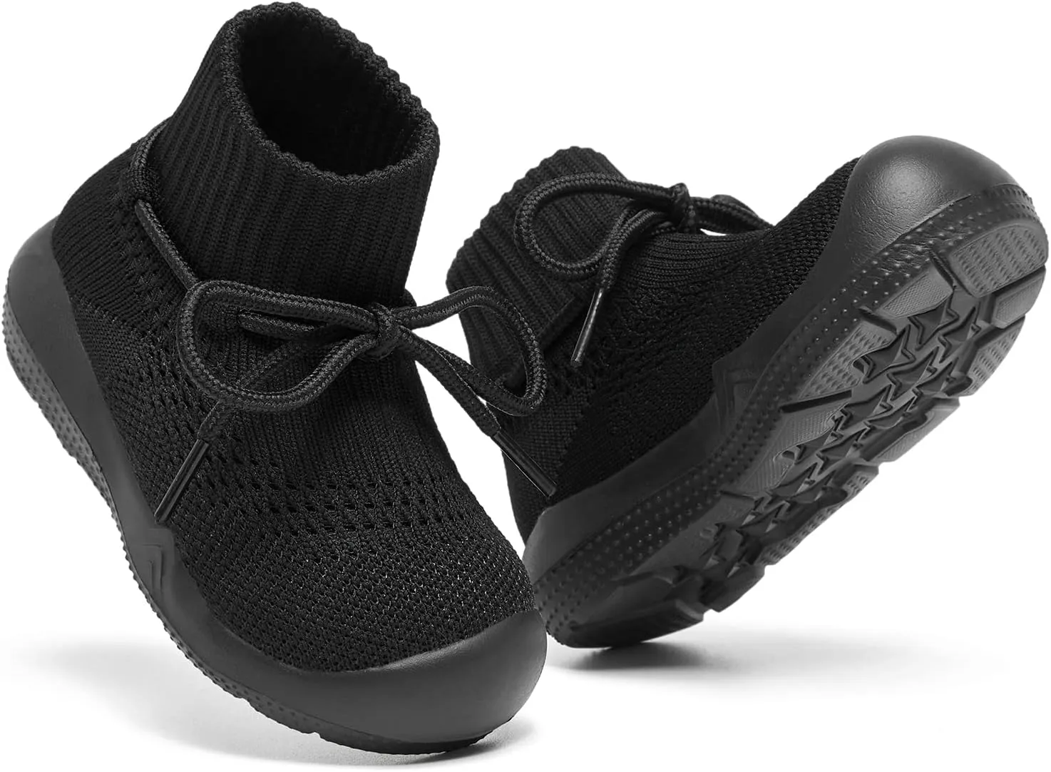 MORENDL Baby Sock Shoes Toddler Sneakers Infant Tennis Slip On Walking Shoes Boys & Girls Non-Slip Slippers
