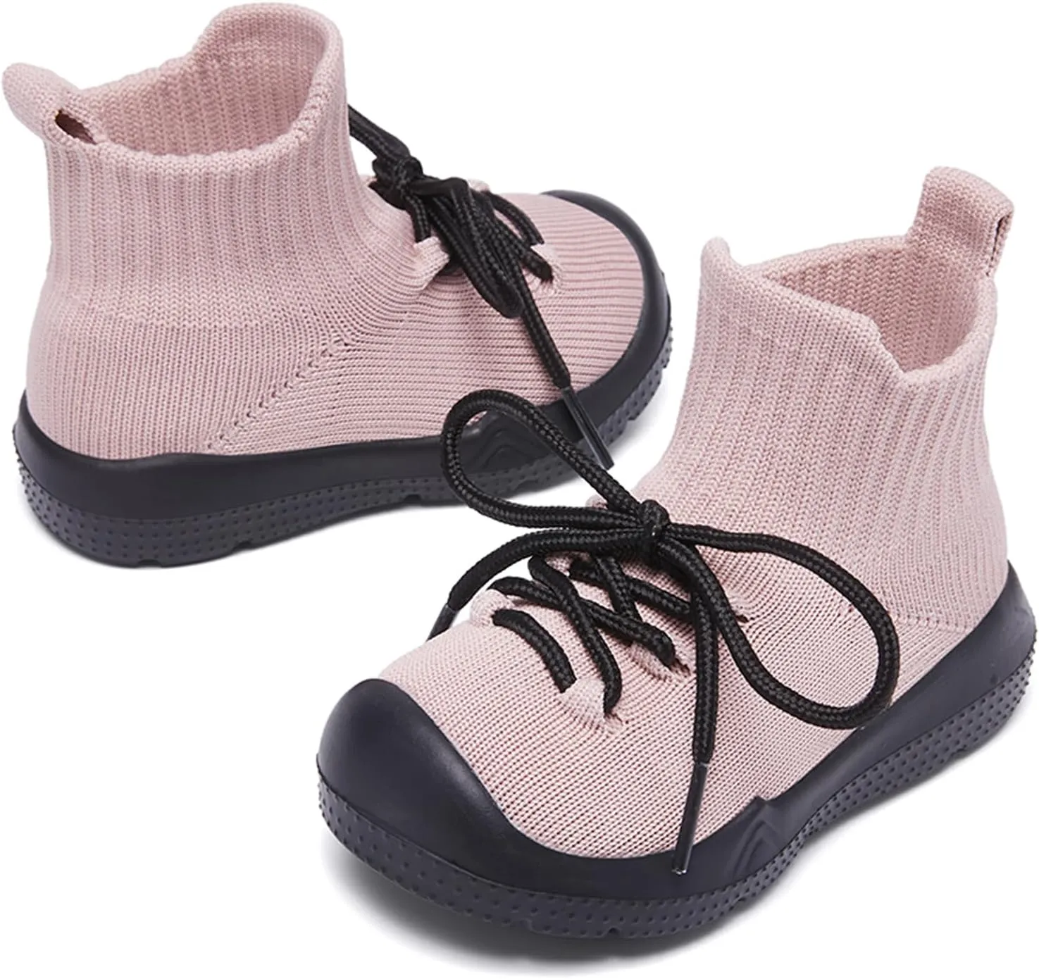 MORENDL Baby Sock Shoes Toddler Sneakers Infant Tennis Slip On Walking Shoes Boys & Girls Non-Slip Slippers