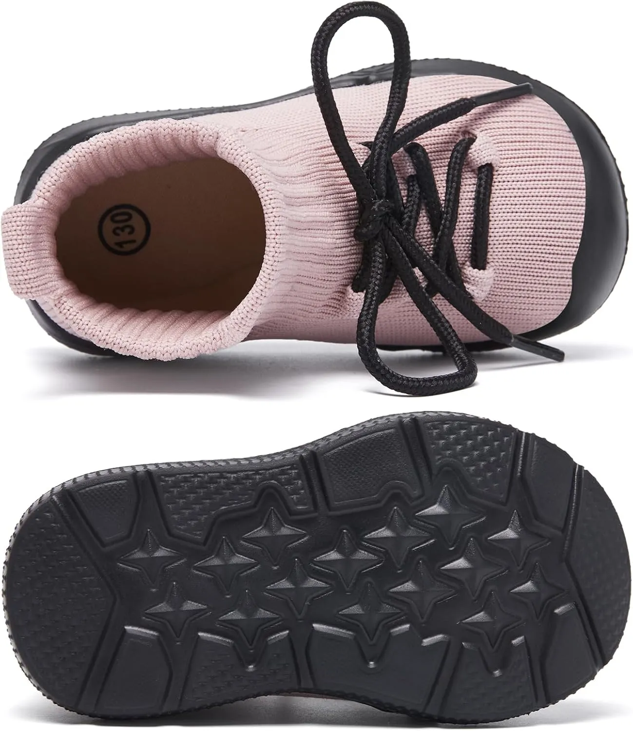 MORENDL Baby Sock Shoes Toddler Sneakers Infant Tennis Slip On Walking Shoes Boys & Girls Non-Slip Slippers