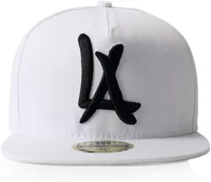 N10 Classic Punk Hip-Hop Baseball Cap,Flat-Brimmed Hat,100% Cotton Adjustable Snapback Hat for Men Or Women