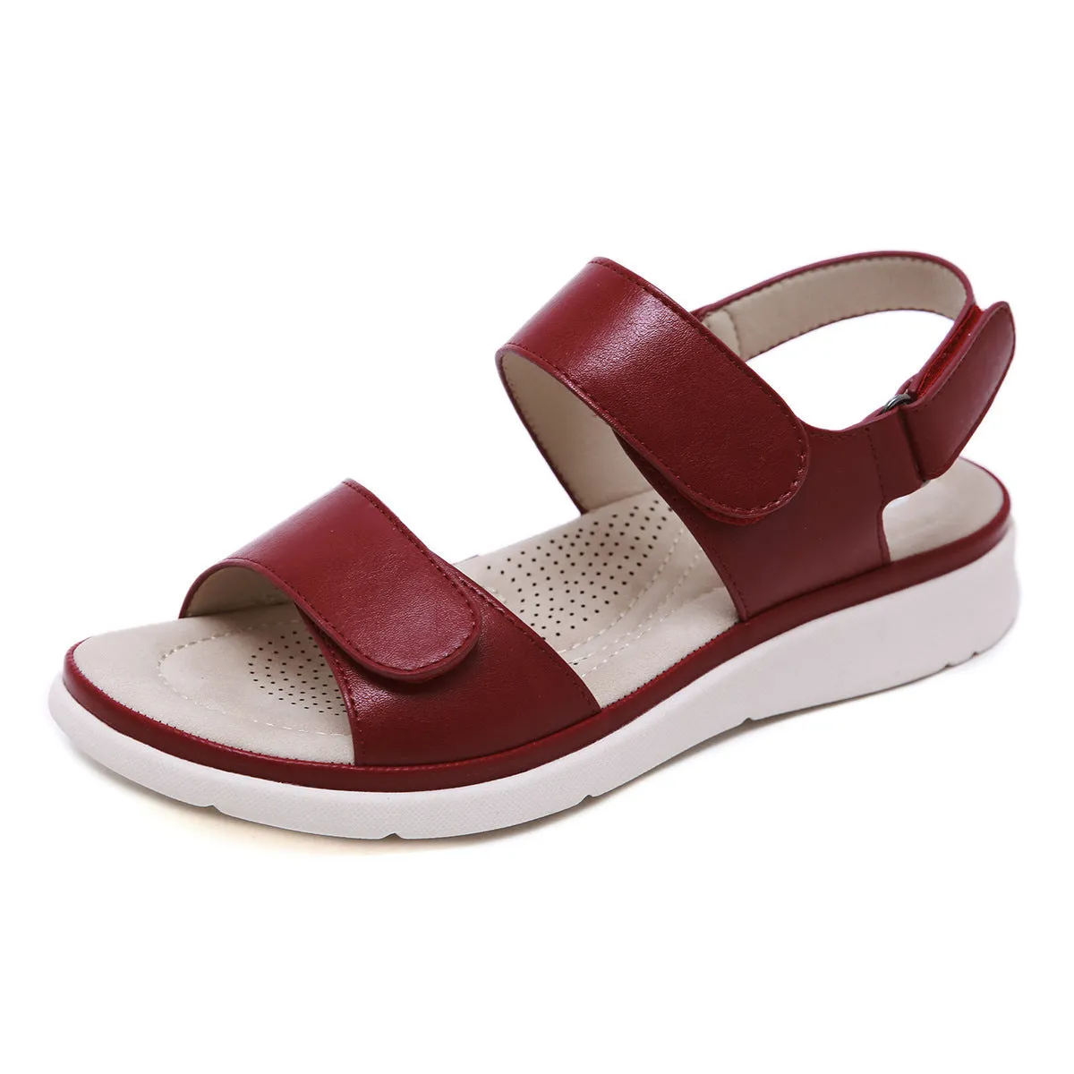 Nanccy Summer Velcro Buckle Massage Sandals