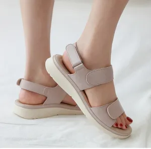Nanccy Summer Velcro Buckle Massage Sandals
