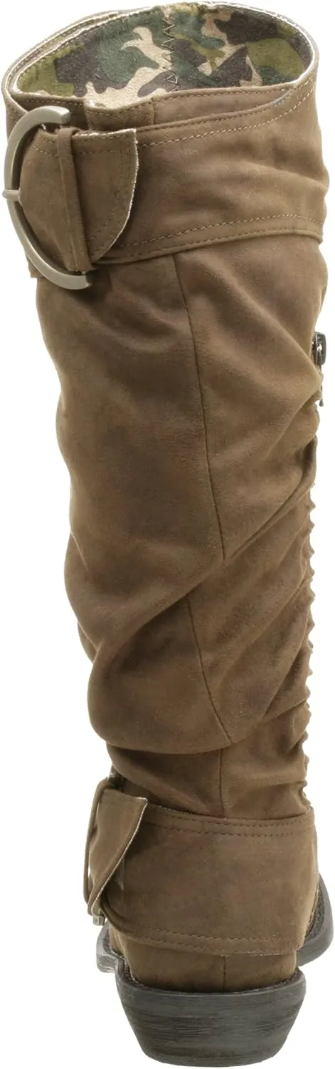 Naughty Monkey Women's Double B Tall Boot with Buckle