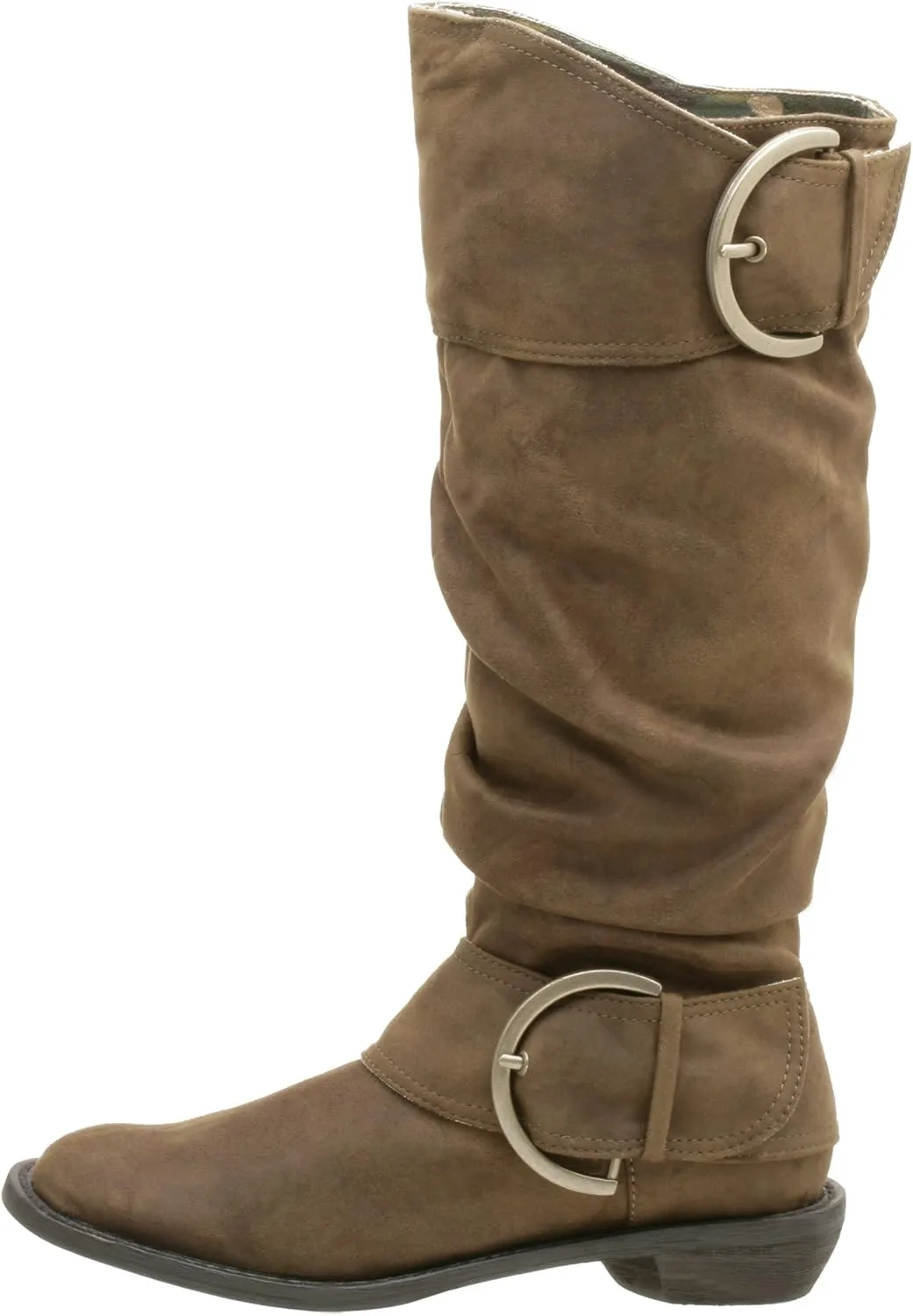 Naughty Monkey Women's Double B Tall Boot with Buckle