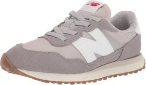 New Balance Kids 237 Bungee Sneaker, MARBLEHEAD/MOONBEAM, 10.5 M Little Kid (4-8 Years)