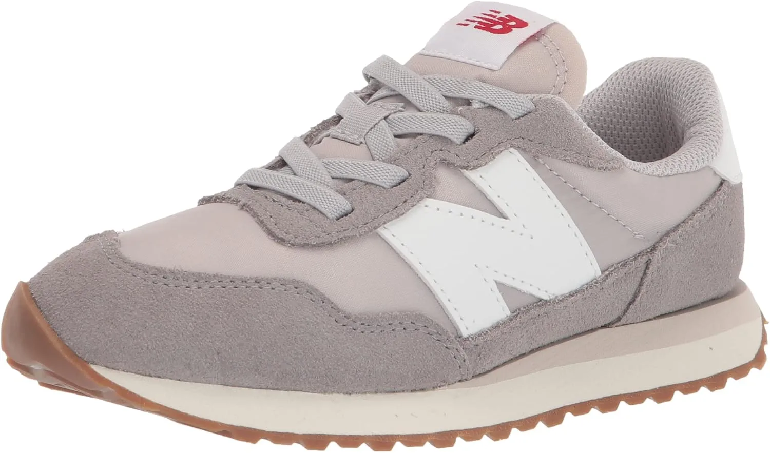 New Balance Kids 237 Bungee Sneaker, MARBLEHEAD/MOONBEAM, 10.5 M Little Kid (4-8 Years)