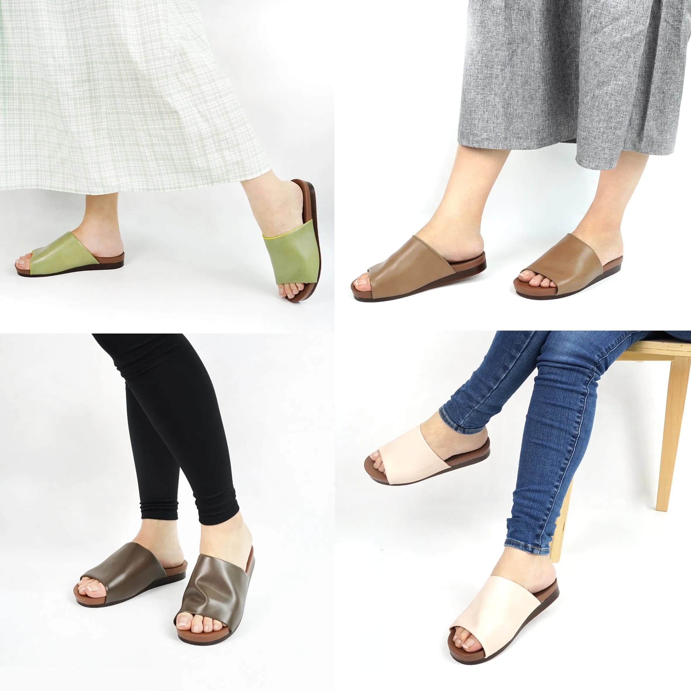 No.8206A Flex Sole Slip-On Sandal
