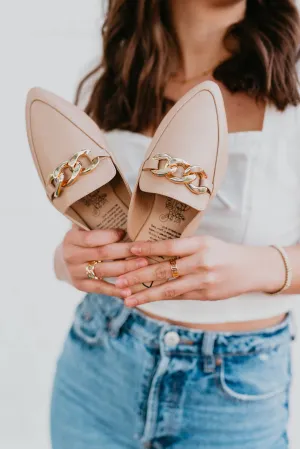 Nude Uptown Girl Mules
