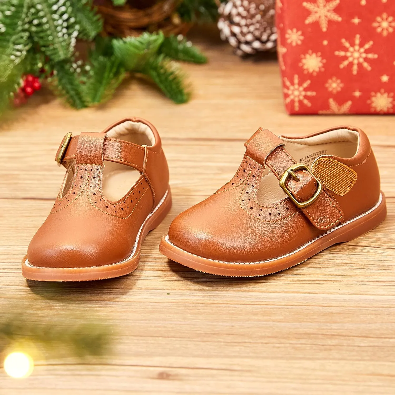 Otter MOMO Toddler/Little Girls Mary Jane Slip-on School Uniform Party Dress Shoes