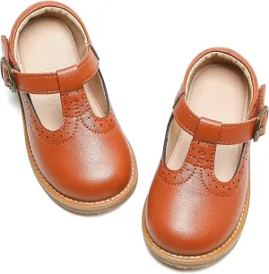 Otter MOMO Toddler/Little Girls Mary Jane Slip-on School Uniform Party Dress Shoes