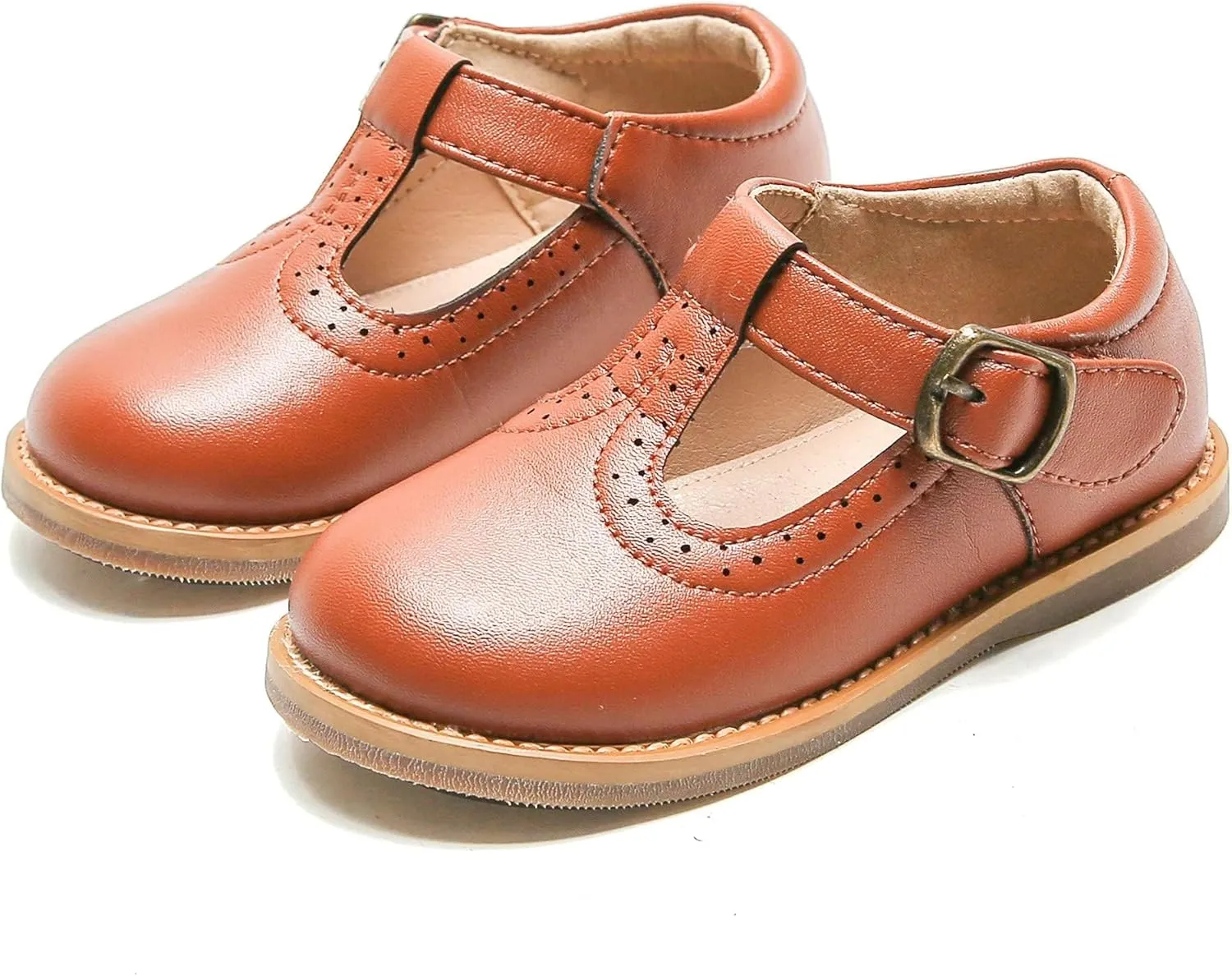 Otter MOMO Toddler/Little Girls Mary Jane Slip-on School Uniform Party Dress Shoes