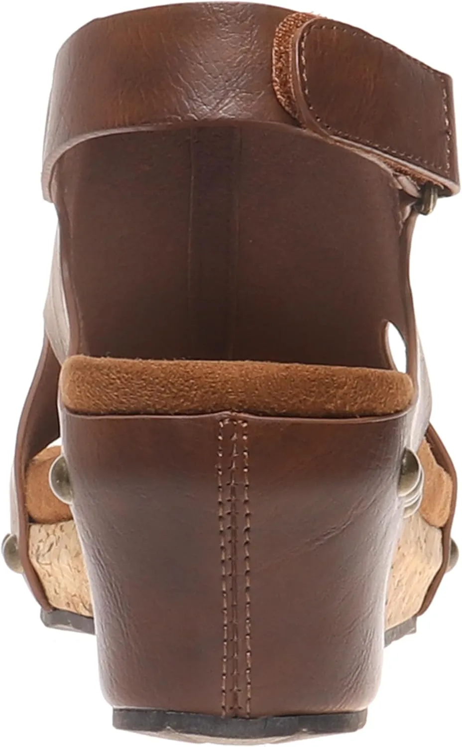Pierre Dumas Women's Chantal-25 Wedge Platform Backstrap Sandal for Women