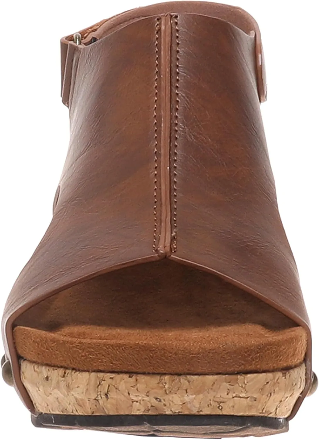 Pierre Dumas Women's Chantal-25 Wedge Platform Backstrap Sandal for Women