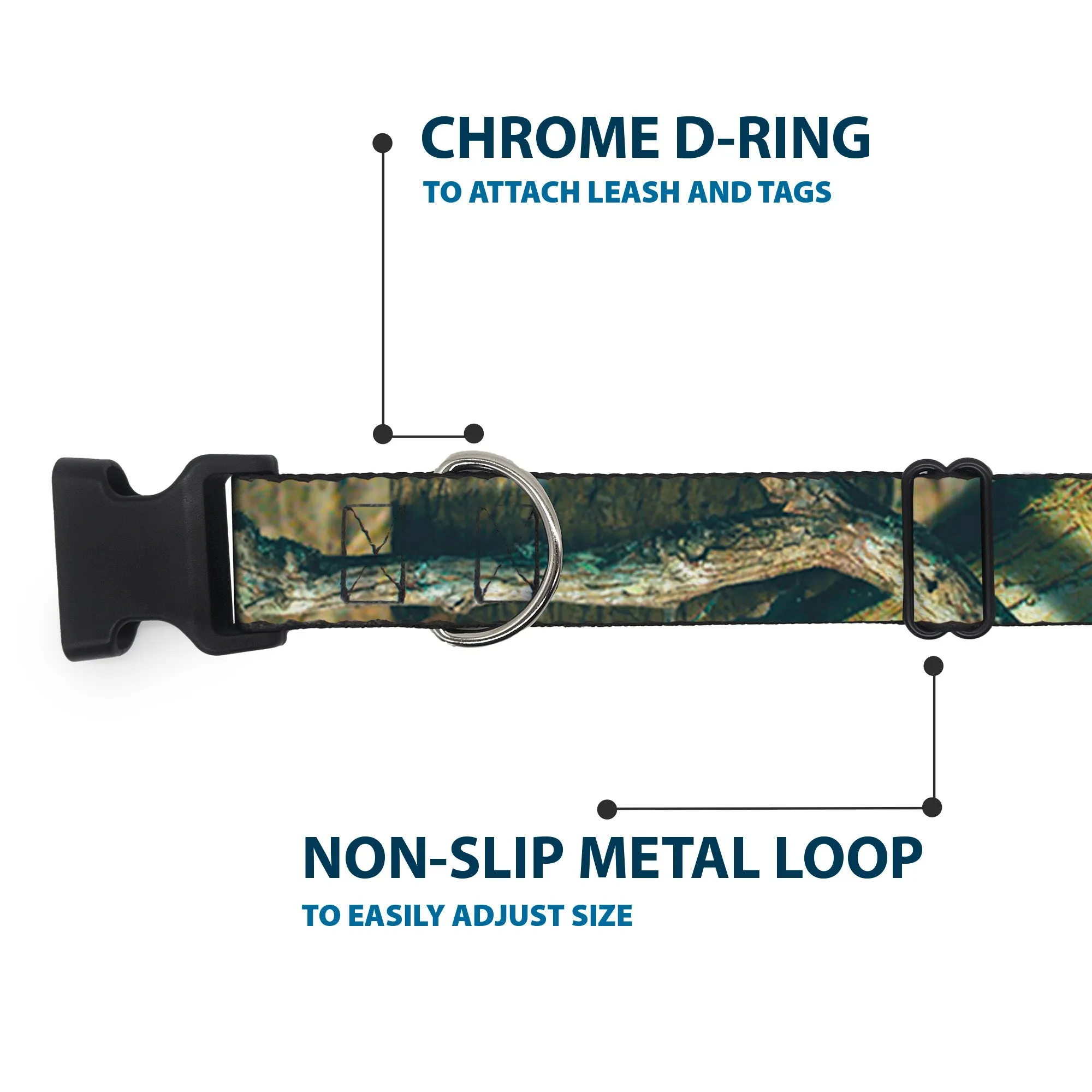 Plastic Clip Collar - Mossy Oak Break-Up Infinity