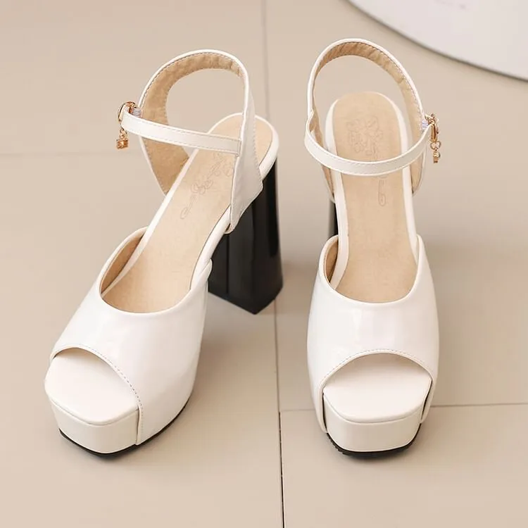 Platform Chunky Heel Sandals