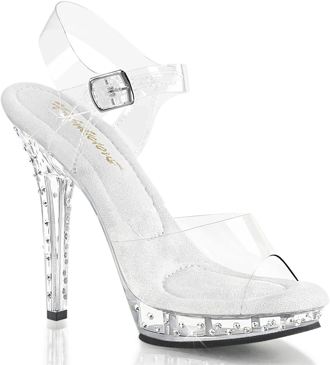 Pleaser Women's Lip-108SDT/C/M Platform Sandal