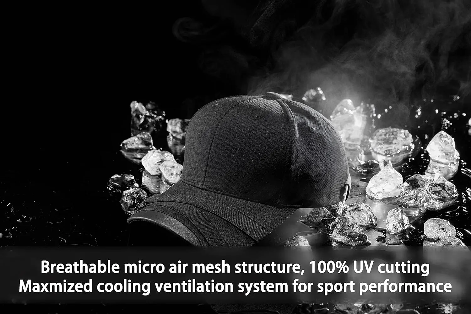 POPKORS Teamlife Max Cool Air Ventilation Mesh Back Performance Sport Outdoor Baseball Cap Hat for Man Women