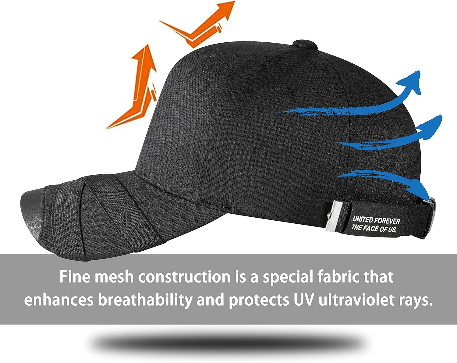 POPKORS Teamlife Max Cool Air Ventilation Mesh Back Performance Sport Outdoor Baseball Cap Hat for Man Women