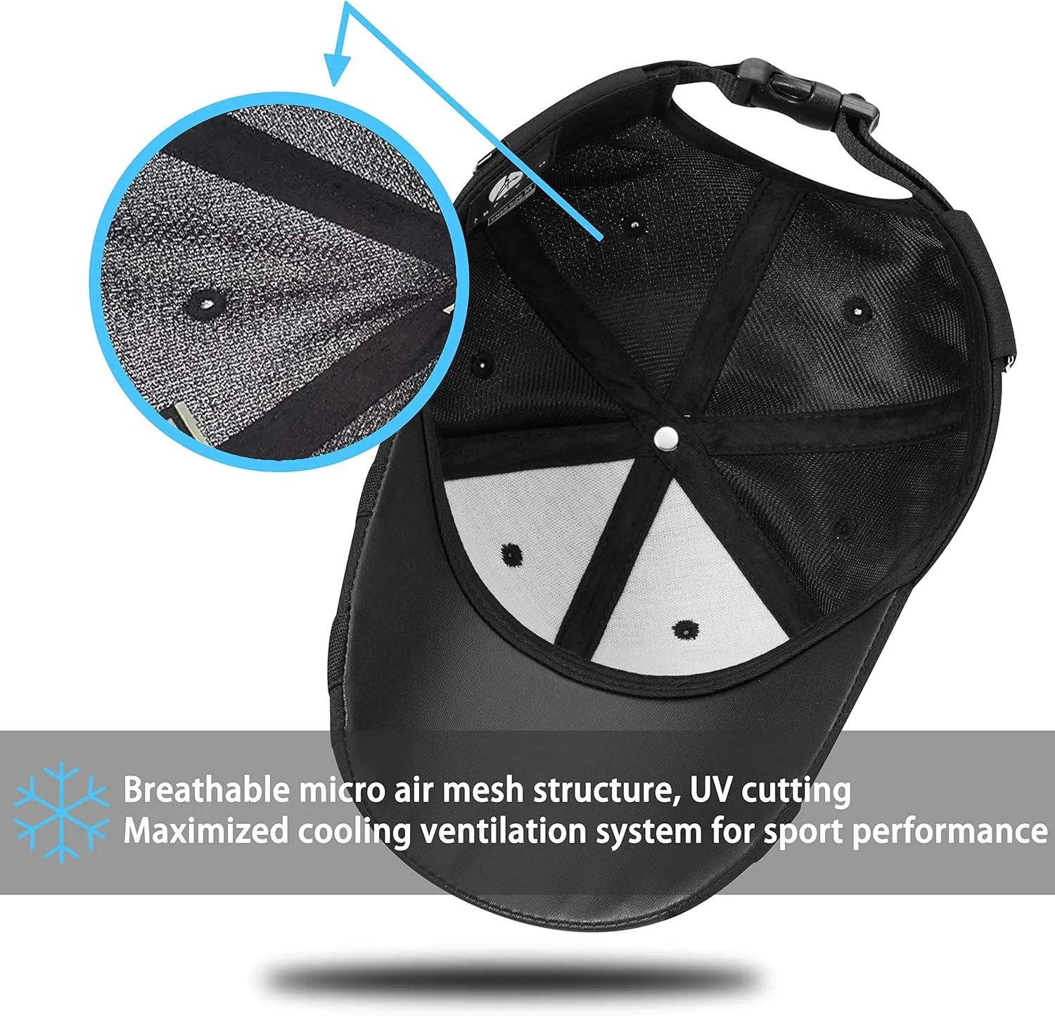 POPKORS Teamlife Max Cool Air Ventilation Mesh Back Performance Sport Outdoor Baseball Cap Hat for Man Women