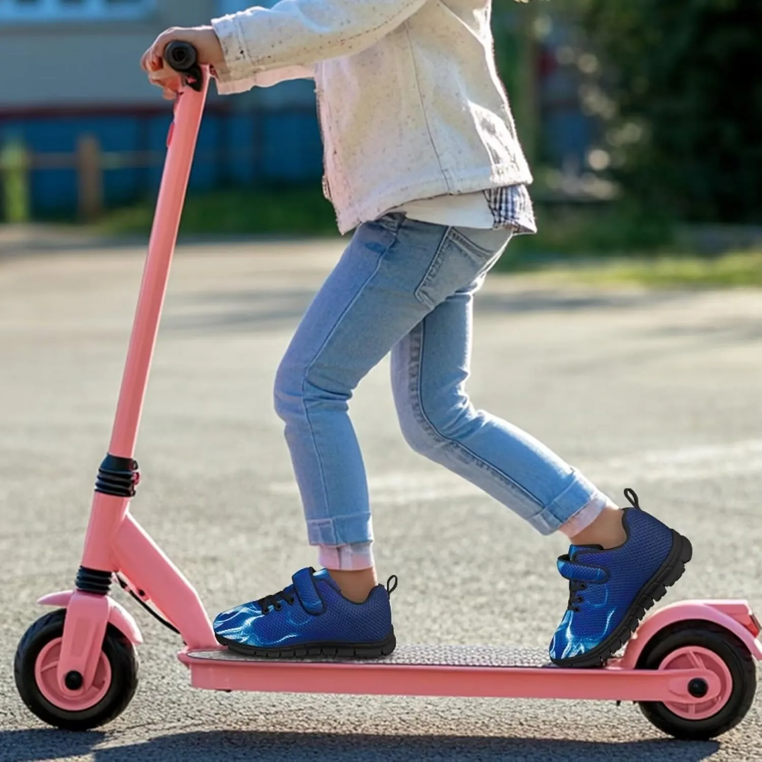 Print Shoes for Kids Boys Cute Shoes for Running Walking Slip On Shoes