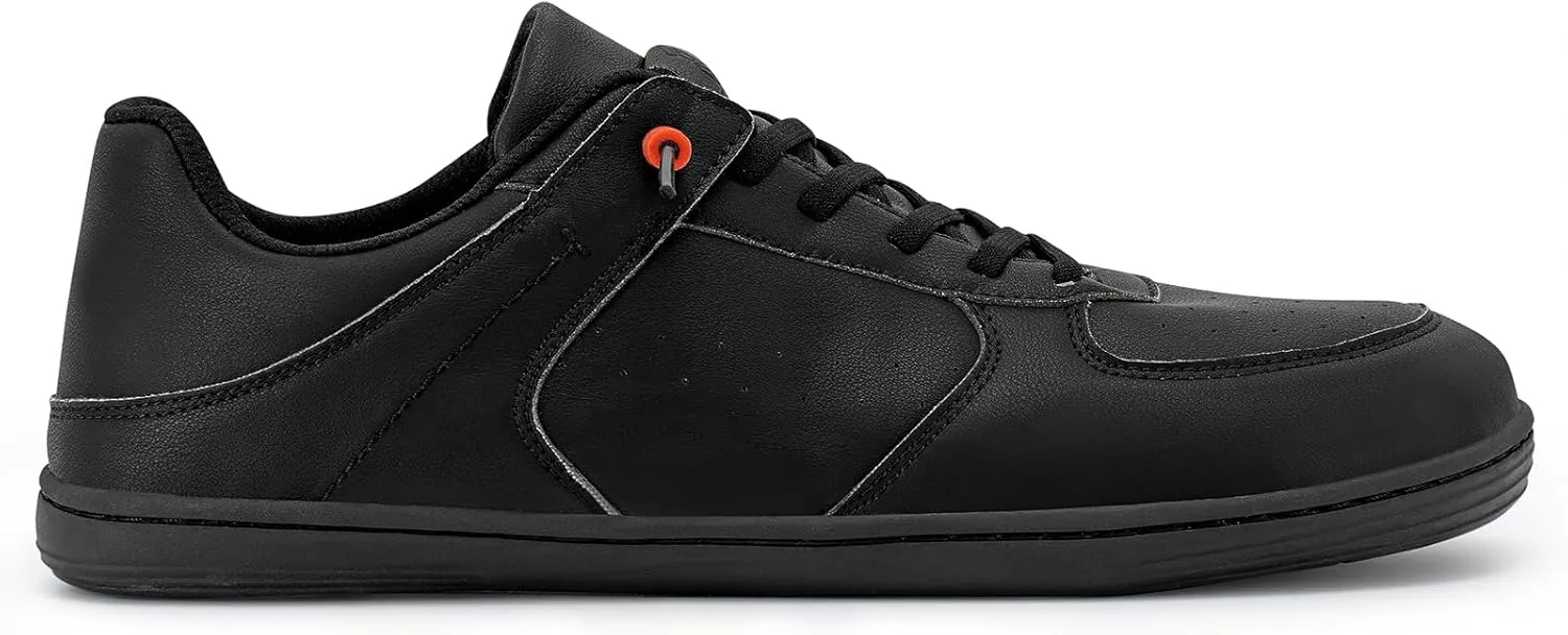 Pulltop Barefoot Wide Toe Box Shoes for Men - Minimalist Barefoot Dress Shoes Sneakers Zero Drop Slip on Walking Non Slip Shoes for Men