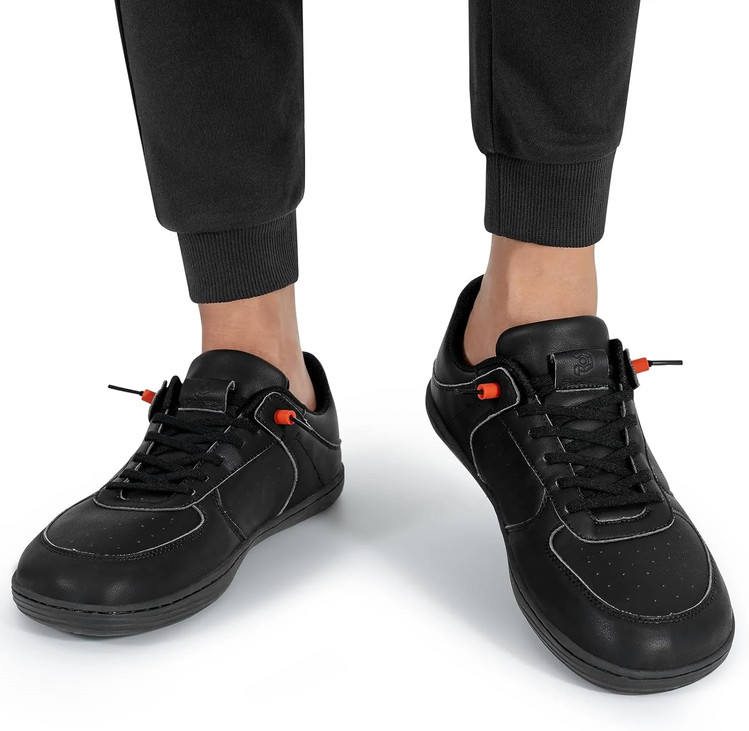 Pulltop Barefoot Wide Toe Box Shoes for Men - Minimalist Barefoot Dress Shoes Sneakers Zero Drop Slip on Walking Non Slip Shoes for Men