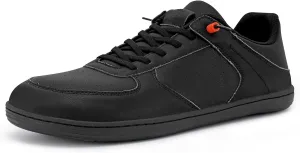 Pulltop Barefoot Wide Toe Box Shoes for Men - Minimalist Barefoot Dress Shoes Sneakers Zero Drop Slip on Walking Non Slip Shoes for Men