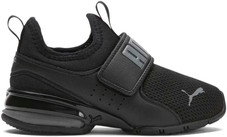 PUMA Kids Boys Axelion Slip On Sneakers Shoes Casual - Black - Size 11.5 M