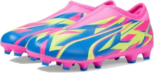 PUMA Ultra Match Laceless Energy Firm/Artificial Ground (Toddler/Little Kid/Big Kid) Luminous Pink/Ultra Blue/Yellow Alert 1 Little Kid M