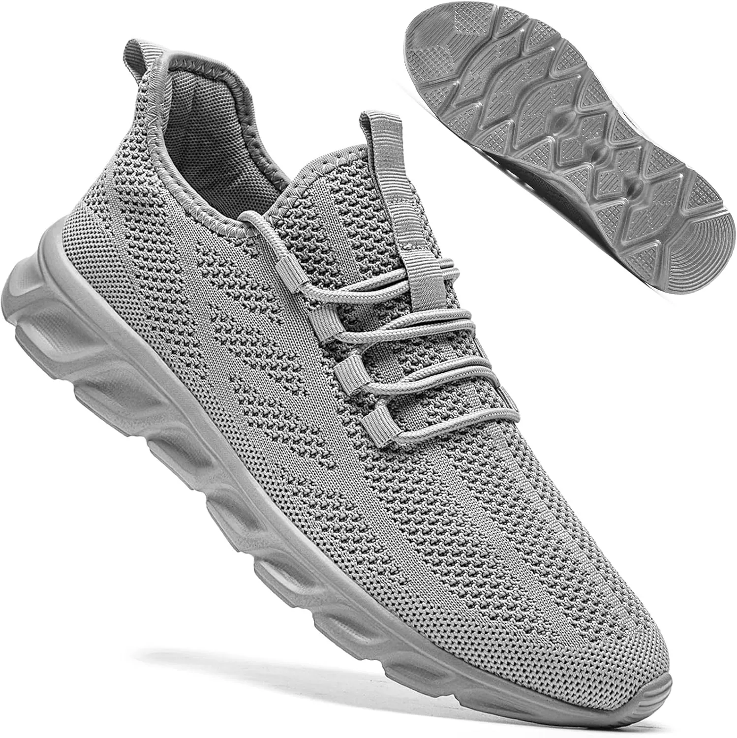 QIJGS Mens Running Shoes Tennis for Men Fashion Workout Athletic Gym Mesh Lightweight Sports Casual Sneakers