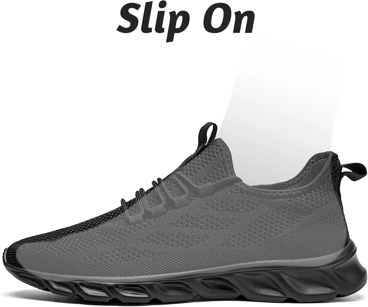 QIJGS Running Shoes for Men Gym Tennis Athletic Mesh Sneakers Lightweight Sports Fashion Workout Casual Shoes