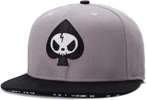 Quanhaigou Adjustable Snapback Hat for Men Women,Unisex Hip Hop Baseball Cap Flat Bill Brim Dad Hats